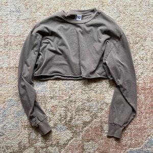 Aritzia TNA Cropped long sleeve